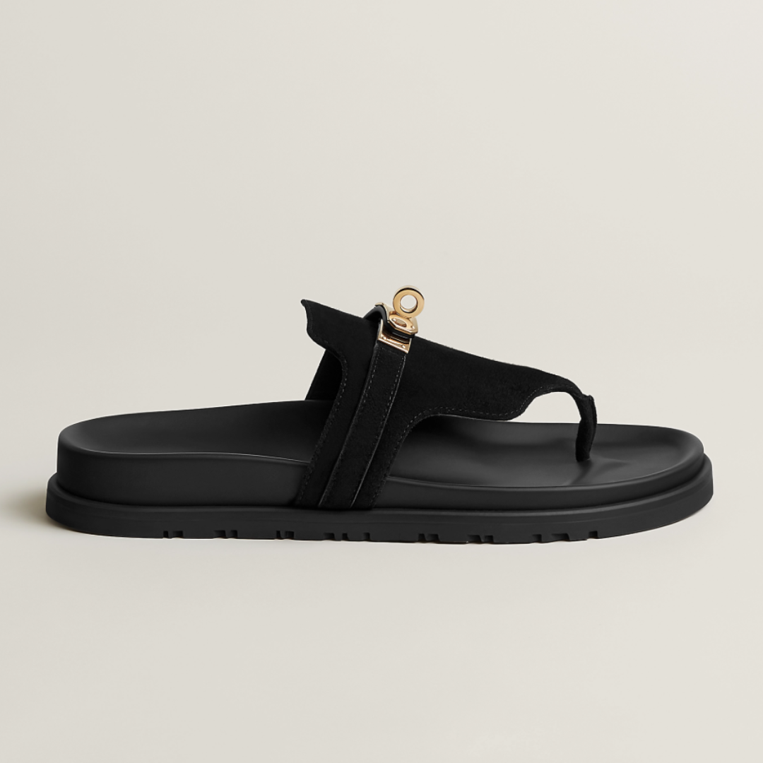 HERMES Empire Sandals Black